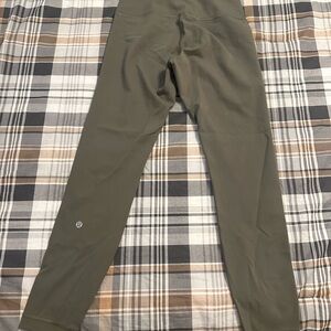 Lululemon Athletica Olive Green Leggings